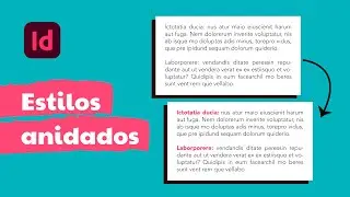 Estilos ANIDADOS en InDesign