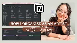 ✿ HOW I USE NOTION AS AN ARTIST ✿ | Productivity, Motivation, & Sustainability for Artists