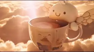 Coffee in Heaven: A Blissful Morning Melody | AI-Generated Music Video