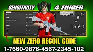 🔥 NEW UPDATE 4.5 😱 | PUBG MOBILE/BGMI SENSITIVITY SETTINGS 2026 | PRO ZERO RECOIL SENSITIVITY CODE 