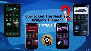 TUTORIAL!! How to Get This Aesthetic Car Widgets Theme?? | iOS Widgets & Icons Tutorial ✨📱