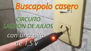 DETECTOR DE FASE CASERO  | CIRCUITO LADRÓN DE JULIOS | BUSCAPOLO LED