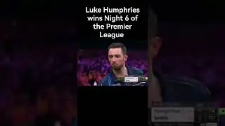 Luke Humphries wins in Brighton #darts #premierleague #lukehumphries #michaelsmith #brighton
