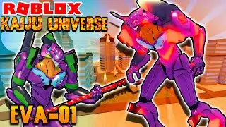 EVA-01 FULL SHOWCASE! New Evangelion Kaiju! - Roblox Kaiju Universe