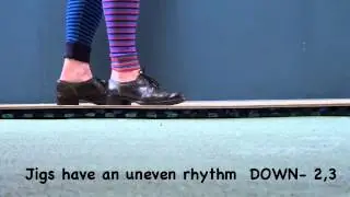 How to do an easy Irish jig step - JIG TASTER!