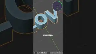 Blender Tip: How to Create 3D Text ✍️✨ 