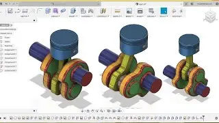 Fusion 360 beginner's tutorial - Modeling a piston  cylinder engine assembly