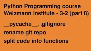 Python programming course 2024.12 part 8