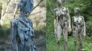 Haunting Driftwood Sculptures By Nagato Iwasaki