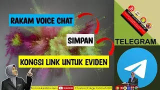 Cara mudah RAKAM VOICE CHAT TELEGRAM dan upload di GOOGLE DRIVE untuk SHARE LINK 