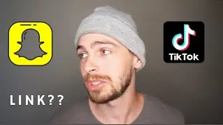 How to Add tiktok link to Snapchat !!
