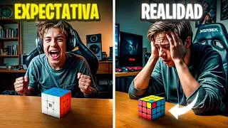 Expectativa VS Realidad: Speedcubers Practicando | SKETCH