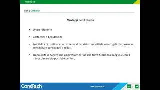 MSP - Customer Benefits