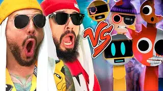 SPRUNKI vs. MUSSA - BATALHA DE RIMA COM GAMES react MUSSARELA