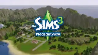 We Created Pleasantview in The Sims 3! Original Map ~ Populated