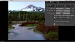 FocalPoint 2 - Using The Focus Brush and Vignette Tools