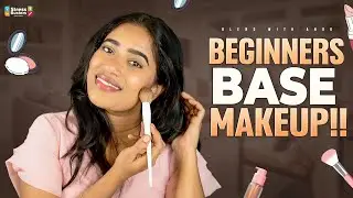 Unlock the Beauty: Step-by-Step Base Makeup for Beginners | Telugu Makeup tips