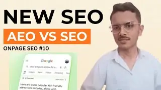 AEO vs SEO Explained in Hindi/Urdu |Answer Engine Optimization | On Page SEO Full Course Part 10