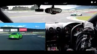 Audi TT RS vs GT3 RS vs Bentley GT3 . Fuji Speedway