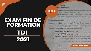 EFF TDI 2021 : Correction Dossier 1 / 2 (Base de données)(V2) |  تصحيح