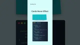 css-tricks like card hover effect using CSS 