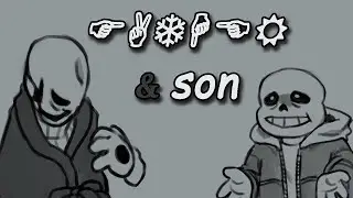 ☞︎✌︎❄︎☟︎☜︎☼︎ & SON | Undertale Comic by rdps01 | Dub feat. @ARYS3N
