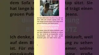 B1 DTZ Bildbeschreibung trainieren: So antwortest du flüssig in der Prüfung
