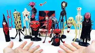 Лепим все фигурки монстров Doctor Nowhere 😨 Страшилки и творения ДОКТОР НОУВЕР 👍 Лепка ОК