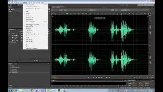 Adobe Audition, обработка звука для начинающих.