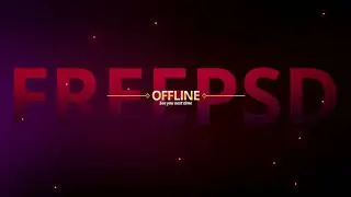 Free Twitch Banner Template - Faker Offline Banner - PSD - Free Download
