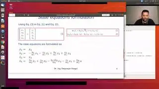 #MATLAB/#OCTAVE : Animation of a quarter car suspension system by solving its mathematical model.