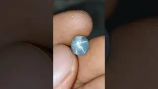 Bisa COD💥AH682⚡️Permata Grey Sapphire Star Burma mantap👍harga Rp 350  Ribu Wa 085792493877,dim 8x7x4