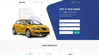 Taxi Company Responsive Website Template by ZEMEZ - 61233
