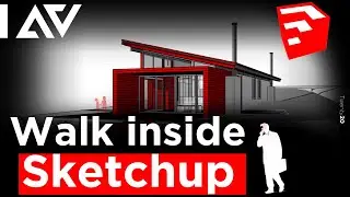 Walk arround and Look around in sketchup