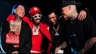 Anuel y Bryant Myers llegaron de sorpresa concierto de BLESD esclava remix en Medellin Colombia