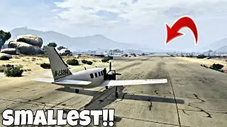 STEALING A PRIVATE JET AND THEN LANDING IT ON THE SMALLEST RUNWAY IN GTA-5 | FUNNY GAMEPLAY