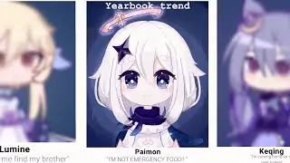 Yearbook trend //genshin // gacha club💠|| PLS read des ✦