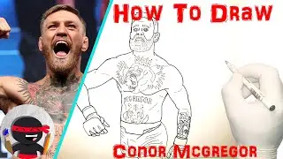 How To Draw Conor Mcgregor | Easy, Step By Step Tutorials For Beginners
