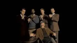 5 men clapping