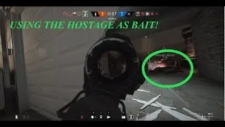 Rainbow Six Siege Velvet Shell - USING HOSTAGE AS BAIT!