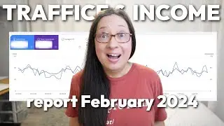 February 2024 niche website traffic & income report | NEVER thought this would happen!