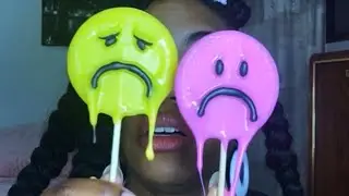 LIcking Lollipop 😋😋Mouth Sounds