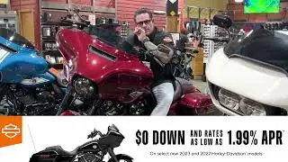 Harley-Davidson - $0 Down - 1.99% APR - NEW RATE