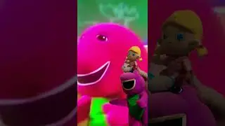 Barney and Annie Watching Talking Barney on Playskool Commercial from 1998 💜💚💛 🩷🩵💛