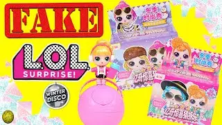 Fake lol surprise winter disco? or lol surprise winter disco dupe? Eaki lol surprise winter disco