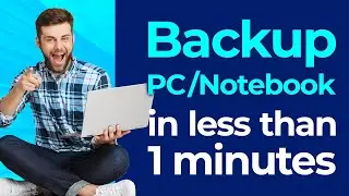 How to create #backup on #Windows PC/Notebook in less than 1 min