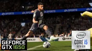 FIFA 23 GTX 1650 & i5 10400F Gaming Benchmark 1080p ALL Settings