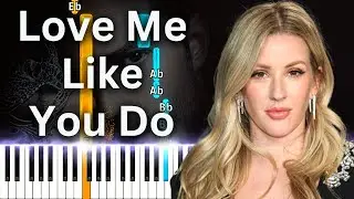 Love Me Like You Do - EASY Piano Tutorial (SHEET MUSIC)