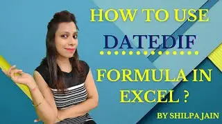 How To Use Dated IF Formula in Excel | Dated IF Function in Excel 2016 | Calculate Age in Excel