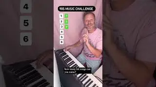 90s music challenge #90s #piano #shorts
